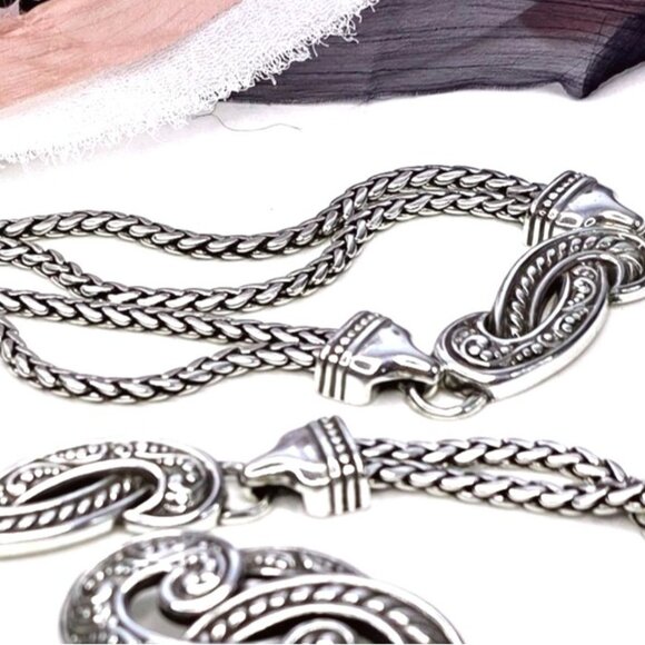 Brighton VTG Bali Hai Medium Belt Silver-plated - Picture 6 of 11